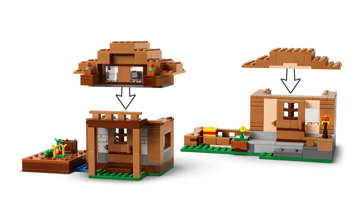 Конструктор LEGO Minecraft Нападение заклинателя на деревню (21596) — фото 3