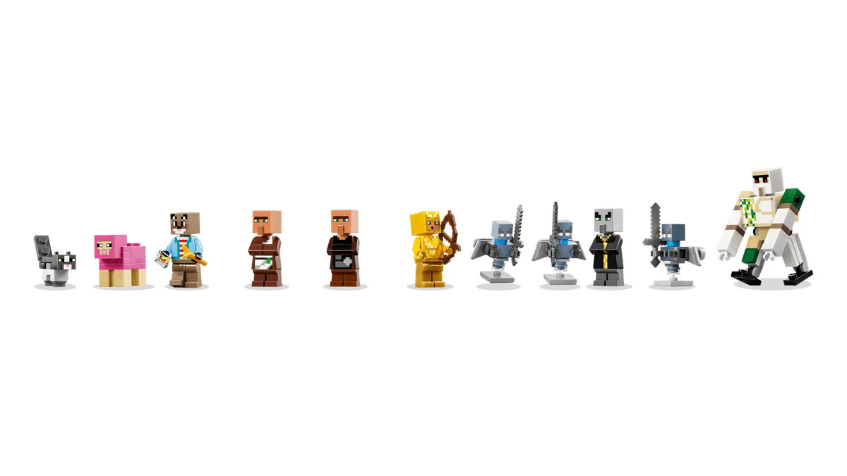 Конструктор LEGO Minecraft Нападение заклинателя на деревню (21596) — фото 6