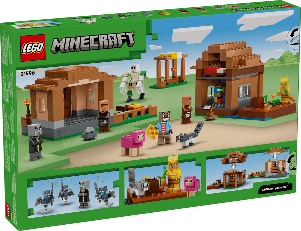 Конструктор LEGO Minecraft Нападение заклинателя на деревню (21596) — фото 12