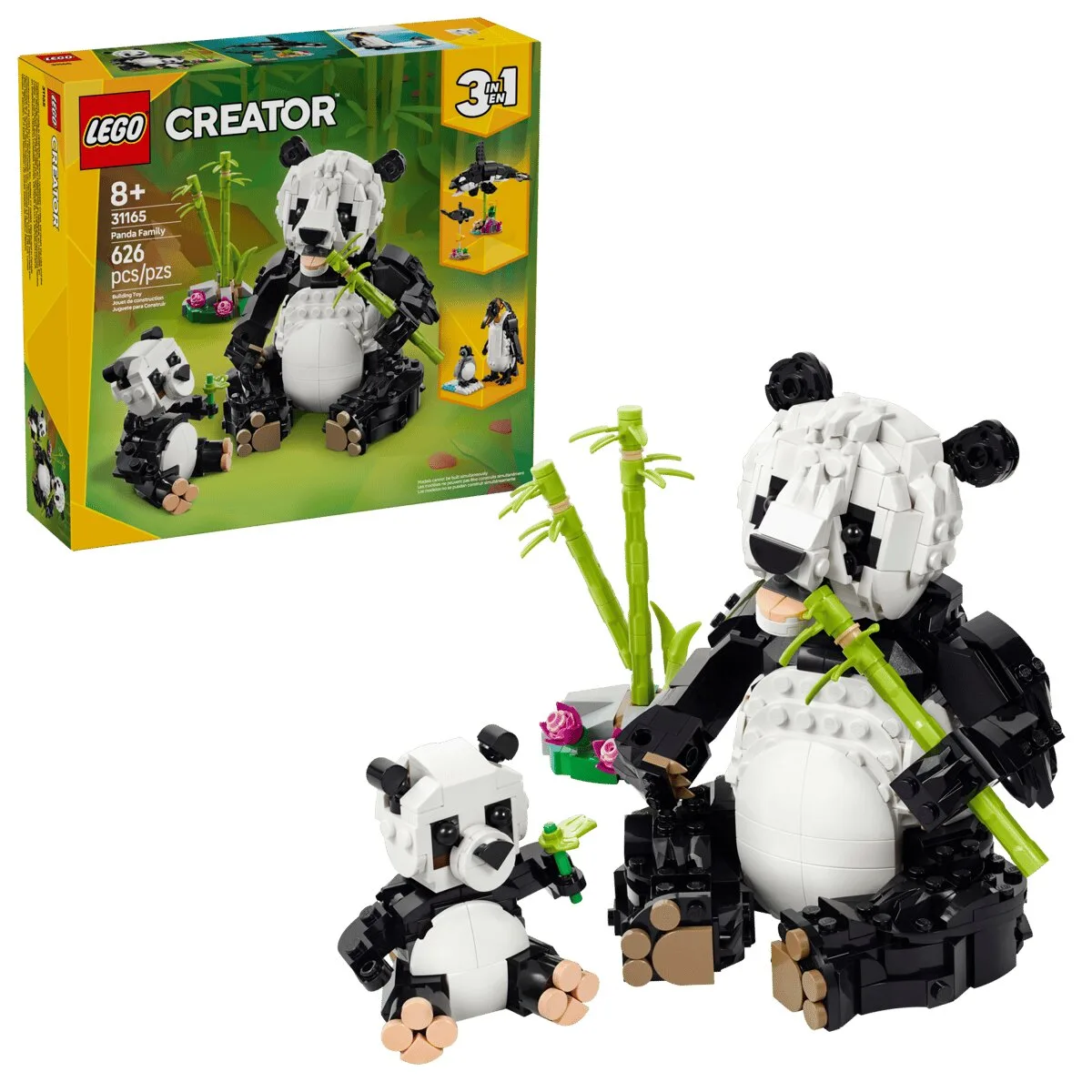 Конструктор LEGO Creator 3 в 1 Дикие животные: семья панд (31165) — фото 9