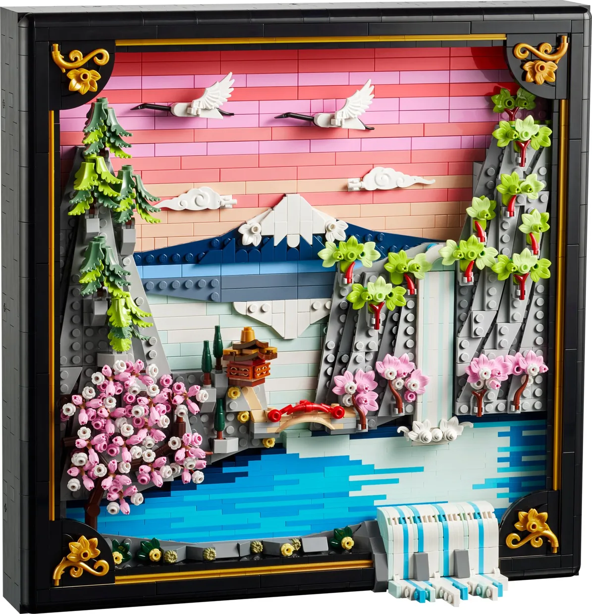 Конструктор LEGO Art Японский пейзаж с цветущей сакурой (31218)