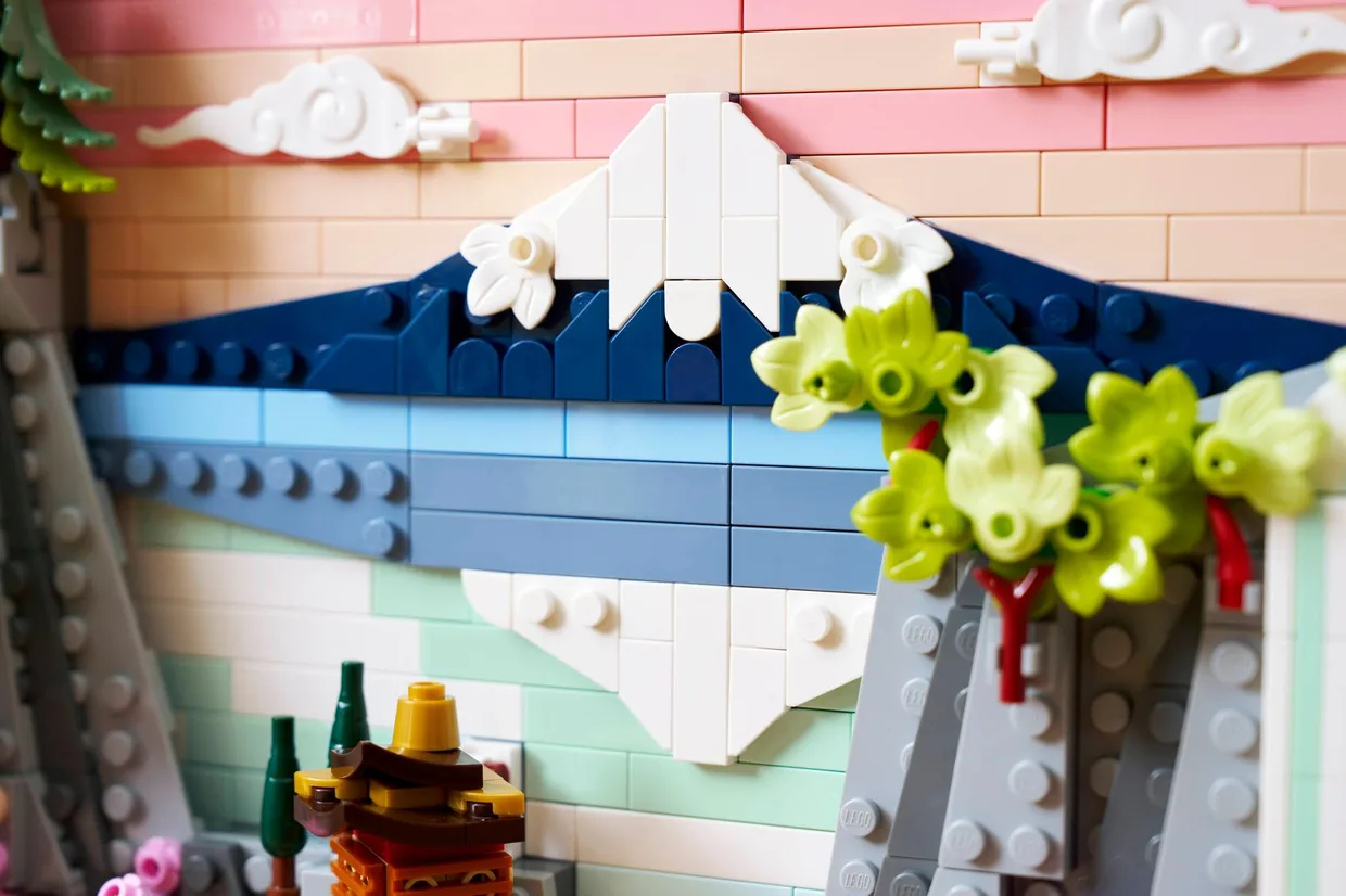 Конструктор LEGO Art Японский пейзаж с цветущей сакурой (31218) — фото 8