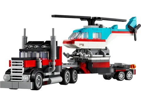 Конструктор LEGO Creator 3 в 1 Бортовой грузовик с вертолётом (31146)