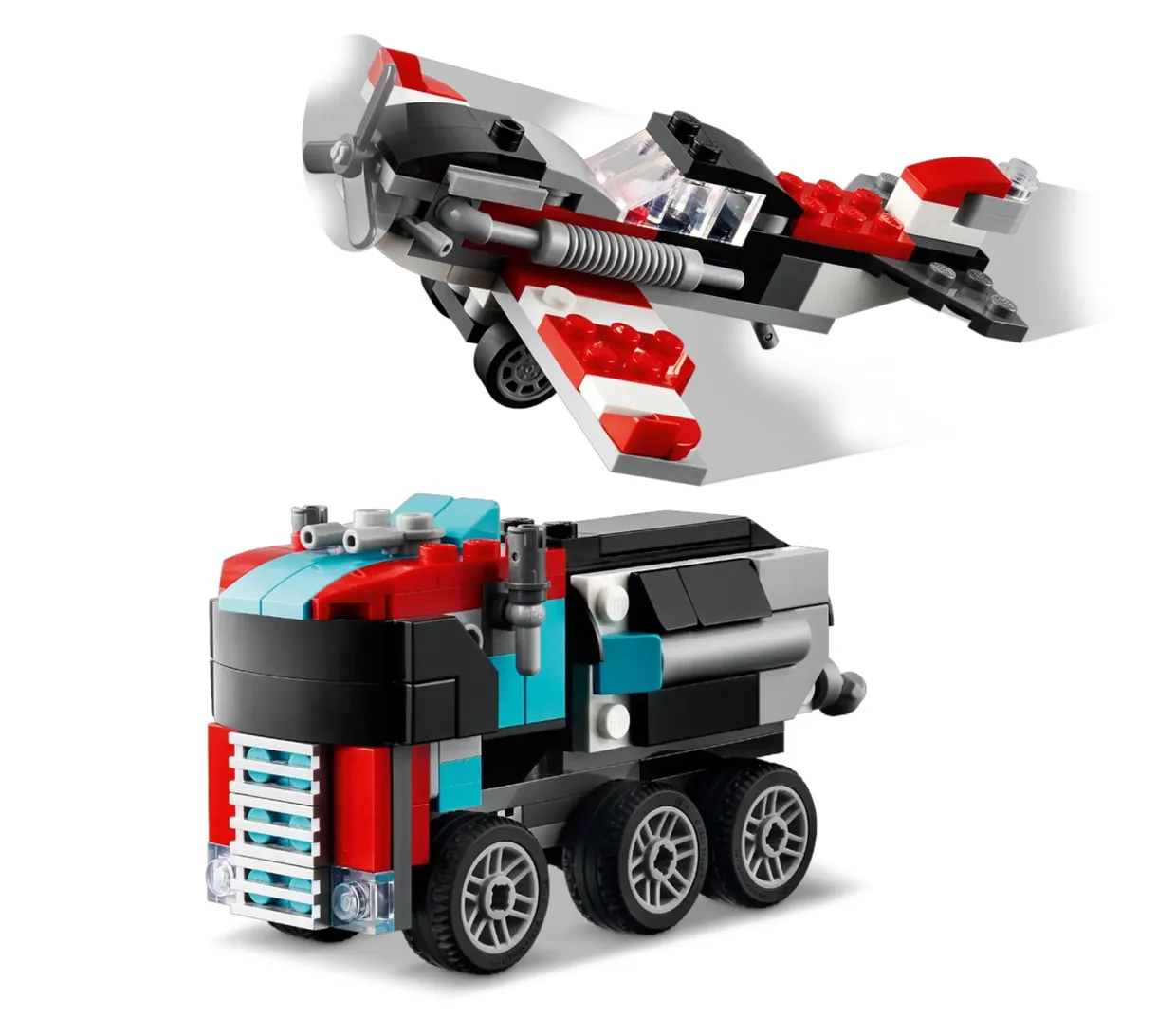 Конструктор LEGO Creator 3 в 1 Бортова вантажівка з гелікоптером (31146) — фото 3