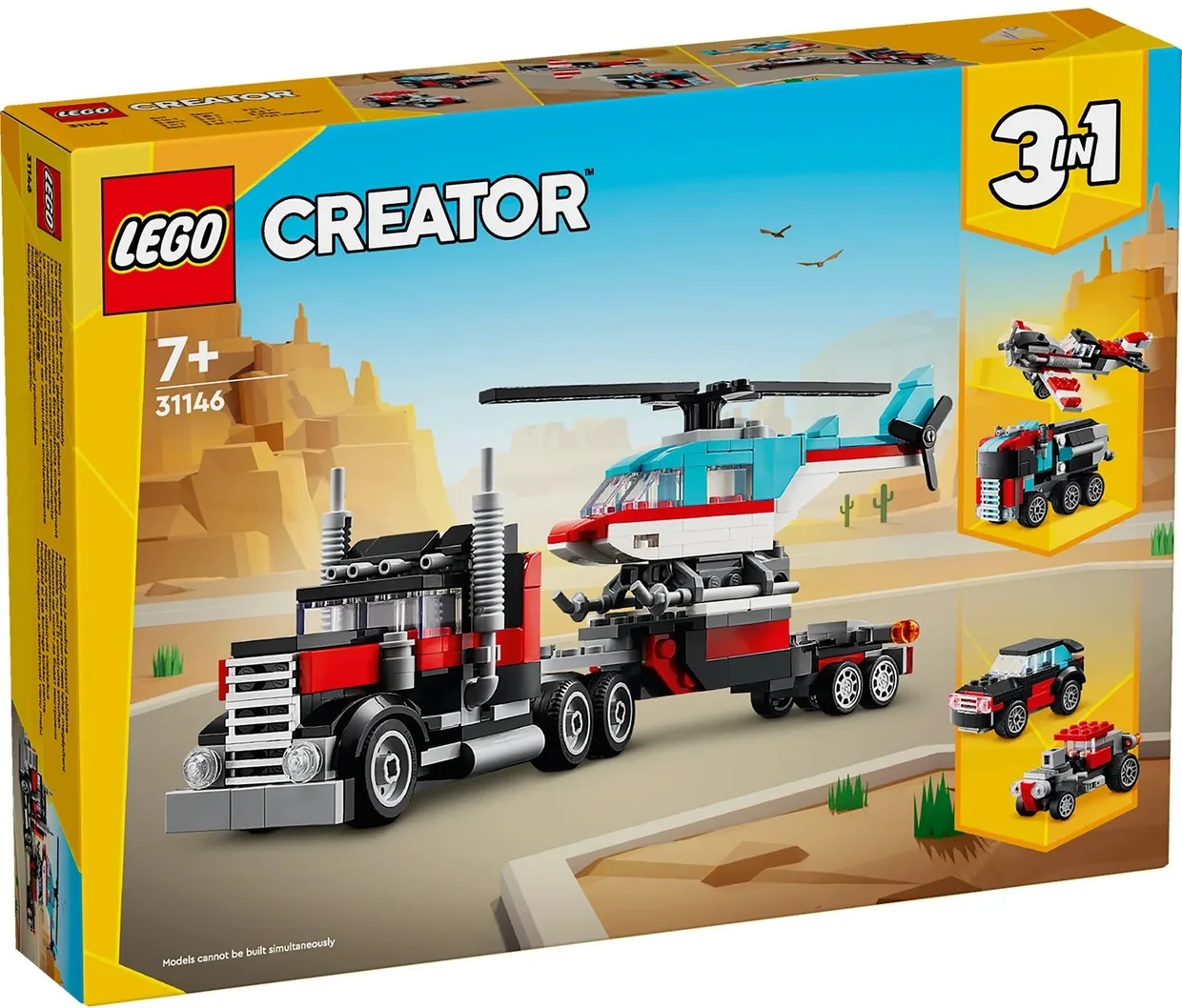 Конструктор LEGO Creator 3 в 1 Бортова вантажівка з гелікоптером (31146) — фото 10