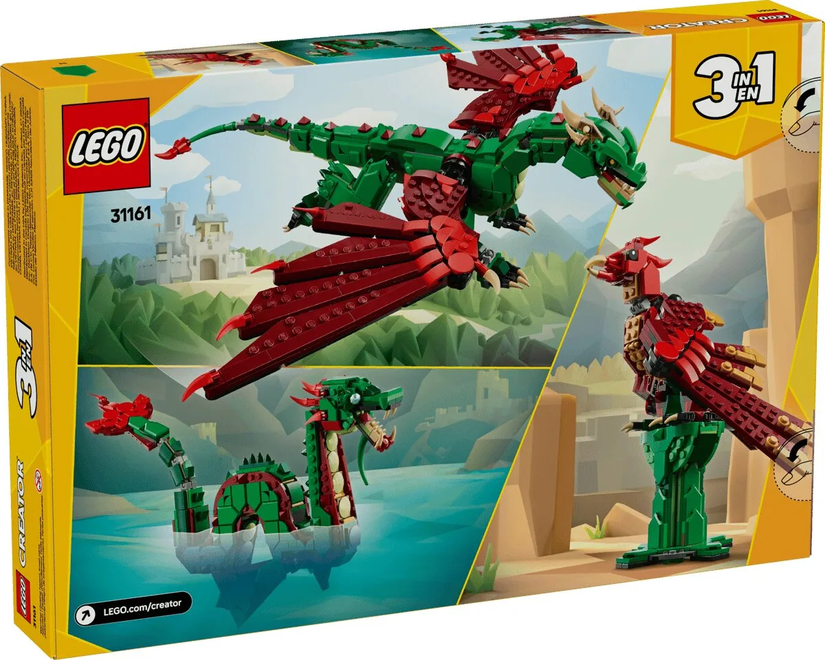 Конструктор LEGO Creator 3 в 1 Середньовічний дракон (31161) — фото 12