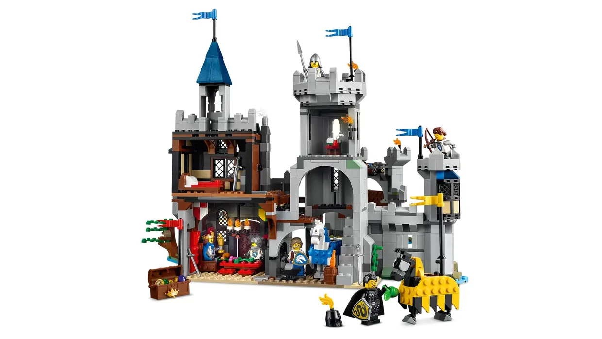 Конструктор LEGO Creator 3 в 1 Средневековый замок с рыцарем на коне (31168) — фото 2