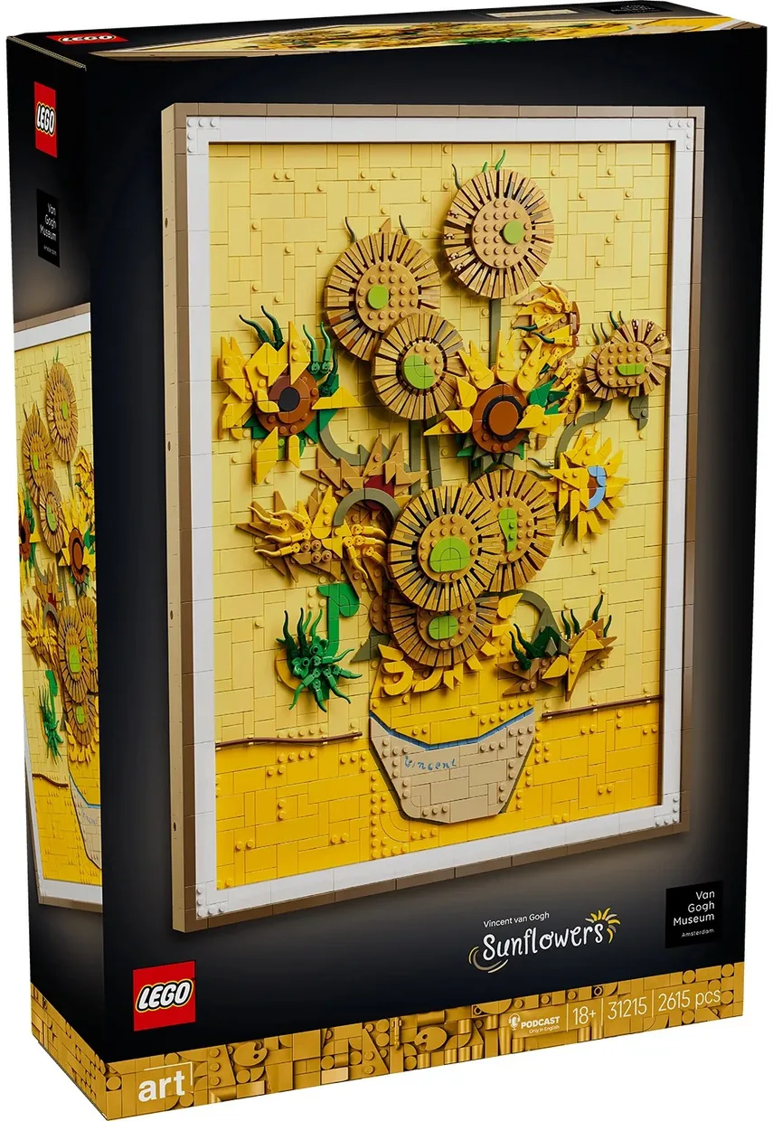 Конструктор LEGO Art Винсент ван Гог — Подсолнухи (31215) — фото 9