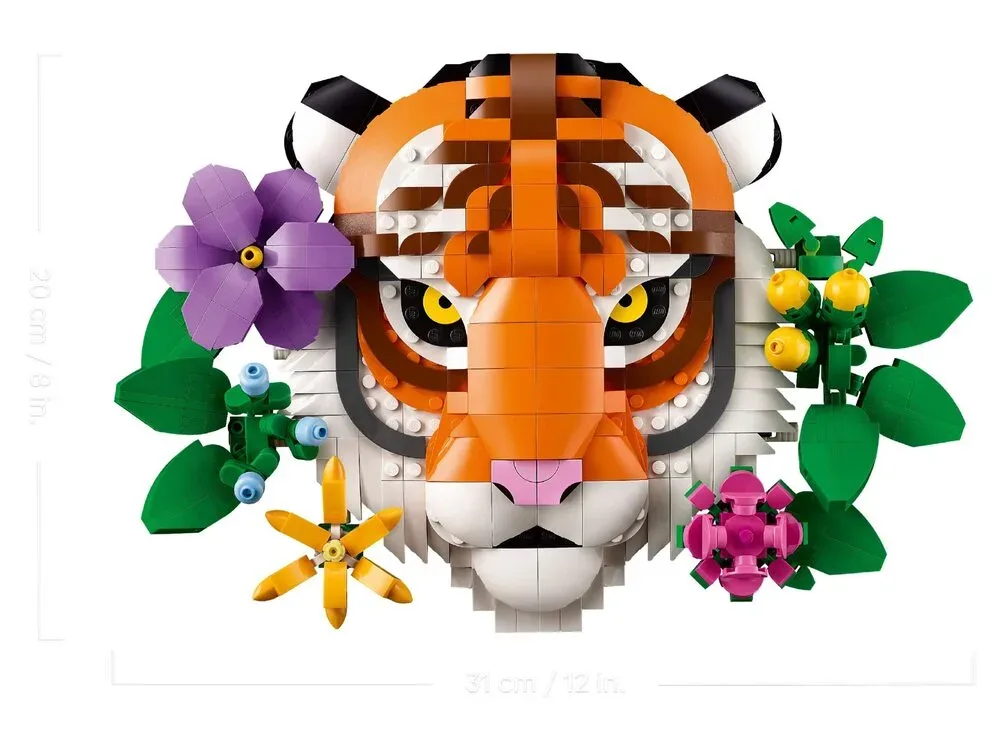 Конструктор LEGO Art Коллекция фауны — Тигр (31217)