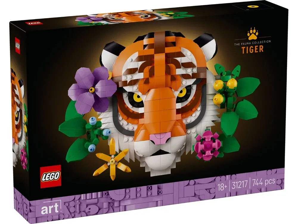 Конструктор LEGO Art Коллекция фауны — Тигр (31217) — фото 8