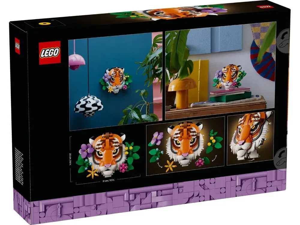 Конструктор LEGO Art Коллекция фауны — Тигр (31217) — фото 9