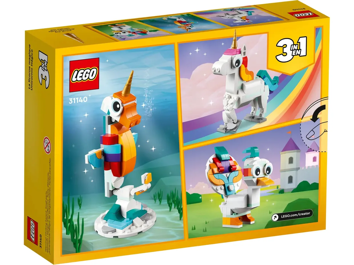 Конструктор LEGO Creator 3 в 1 Волшебный единорог (31140) — фото 10