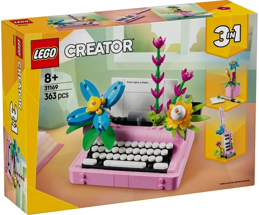 Конструктор LEGO Creator 3 в 1 Пишущая машинка с цветами (31169) — фото 7