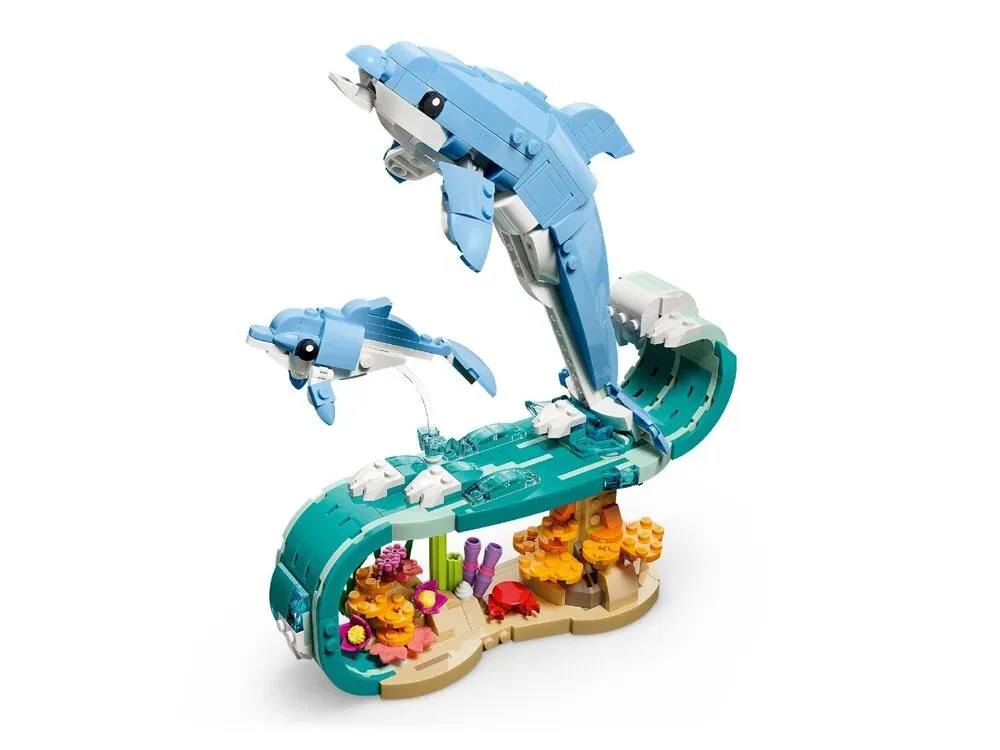 Конструктор LEGO Creator 3 в 1 Морские животные: красивые дельфины (31385) — фото 2