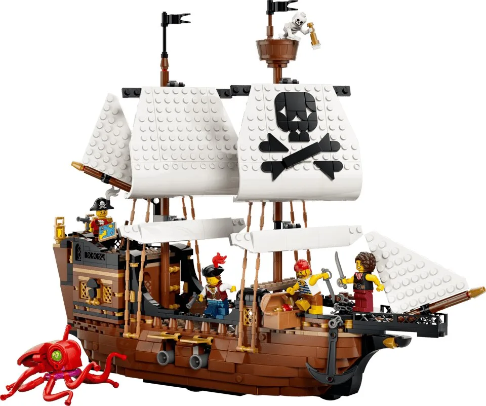 Конструктор LEGO Creator 3 в 1 Культовый пиратский корабль (31387)