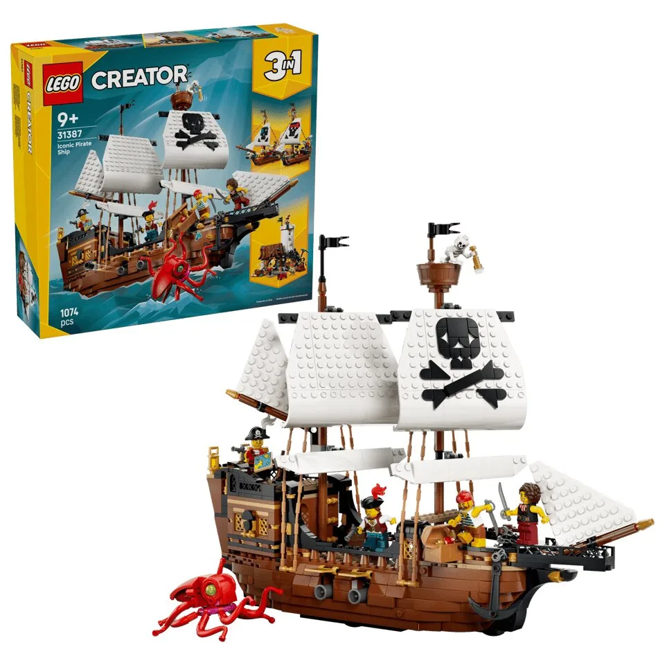 Конструктор LEGO Creator 3 в 1 Культовый пиратский корабль (31387) — фото 12