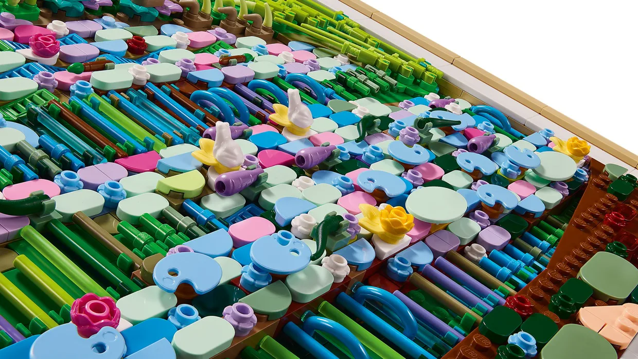 Конструктор LEGO Art Клод Моне — Мост над прудом с кувшинками (31220) — фото 4