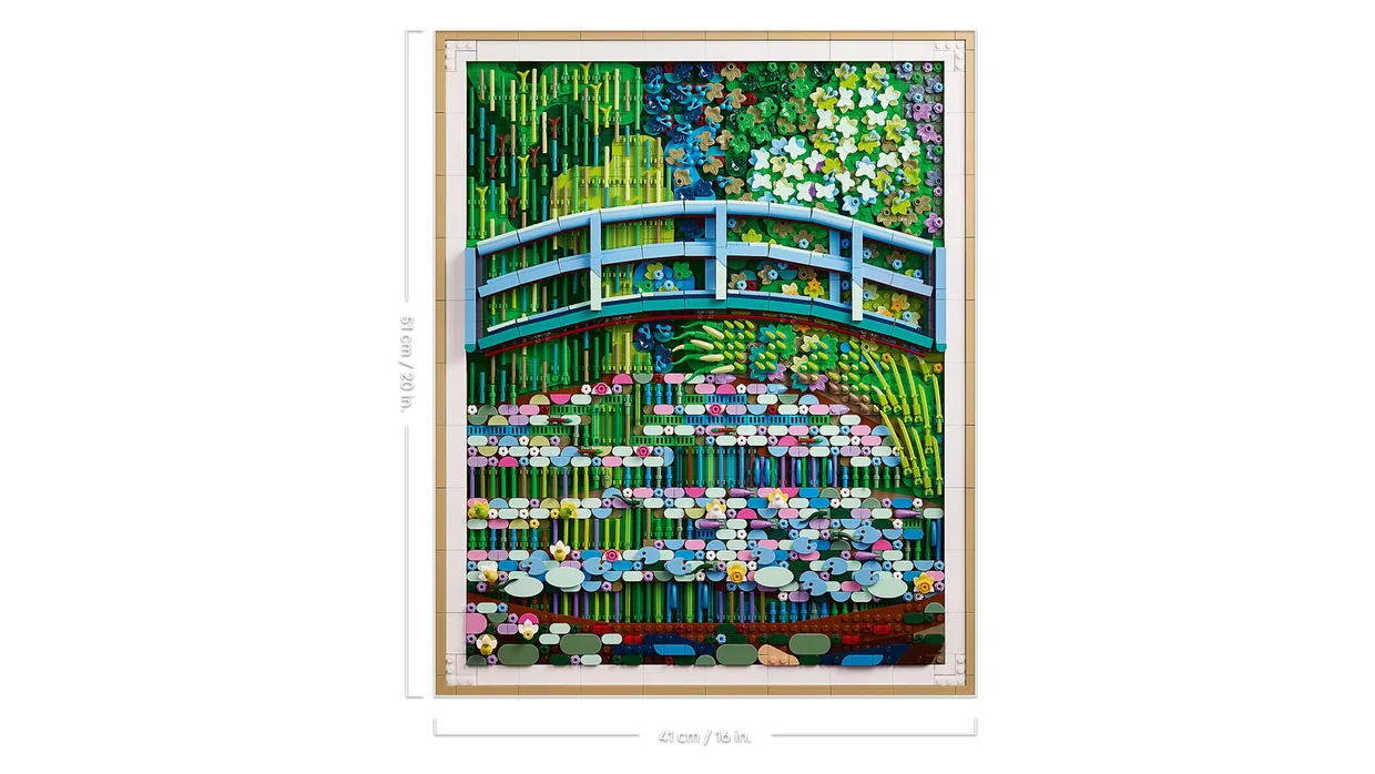 Конструктор LEGO Art Клод Моне — Мост над прудом с кувшинками (31220) — фото 5