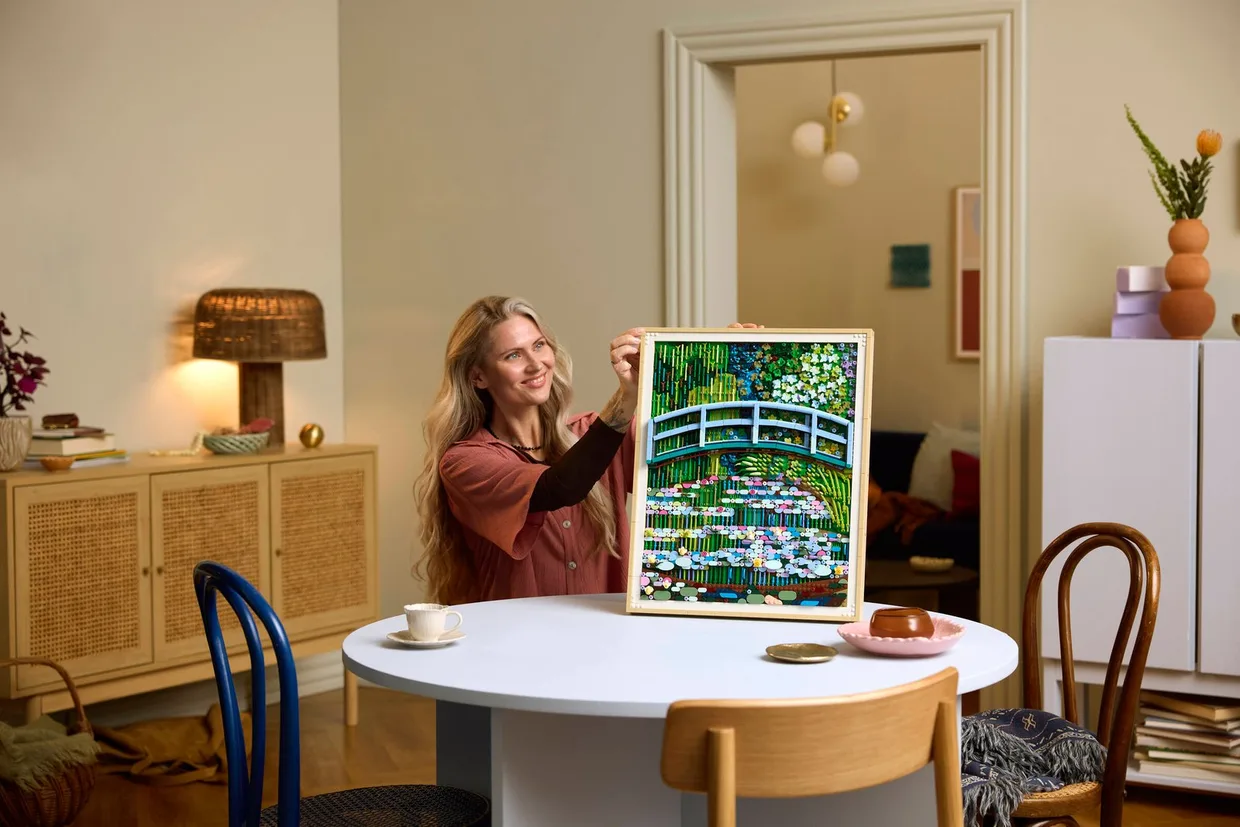 Конструктор LEGO Art Клод Моне — Мост над прудом с кувшинками (31220) — фото 7