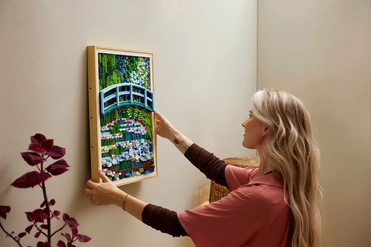 Конструктор LEGO Art Клод Моне — Мост над прудом с кувшинками (31220) — фото 8
