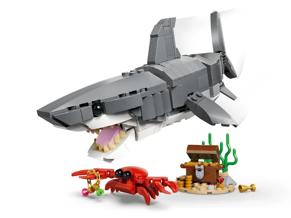 Конструктор LEGO Creator 3 в 1 Люта акула зі скринею скарбів (31381) — фото 2
