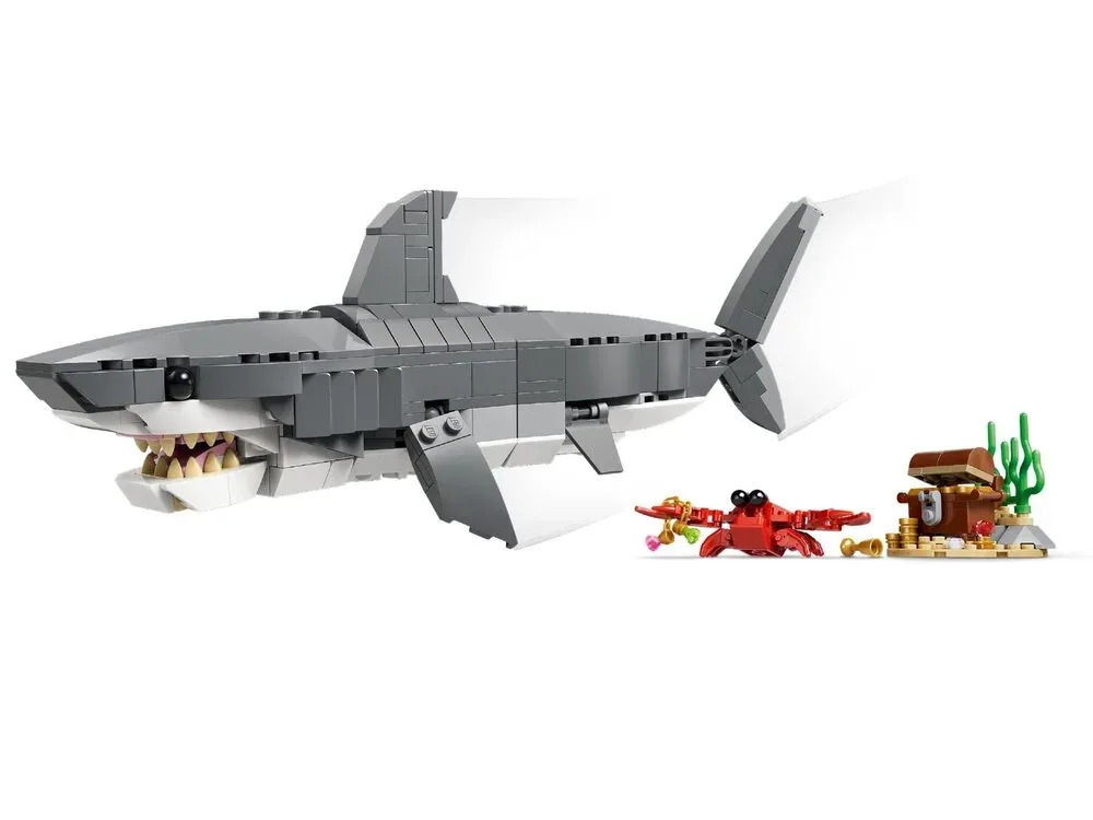 Конструктор LEGO Creator 3 в 1 Люта акула зі скринею скарбів (31381) — фото 3