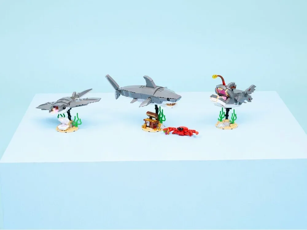 Конструктор LEGO Creator 3 в 1 Люта акула зі скринею скарбів (31381) — фото 10