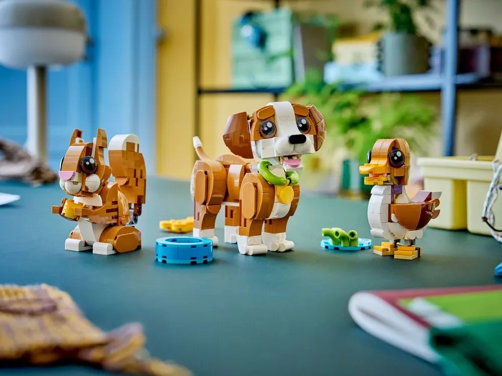 Конструктор LEGO Creator 3 в 1 Милые животные: игривый щенок (31382) — фото 8