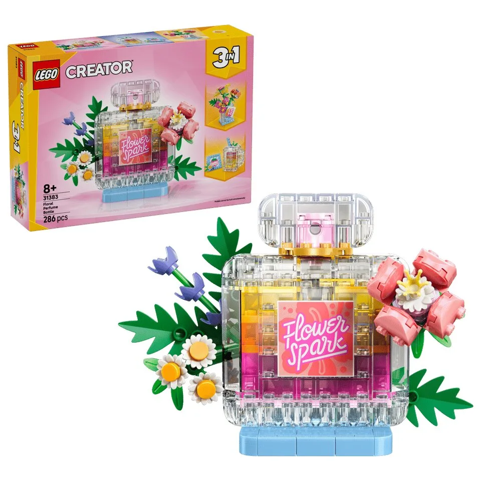 Конструктор LEGO Creator 3 в 1 Флакон для духов с цветочным декором (31383) — фото 9