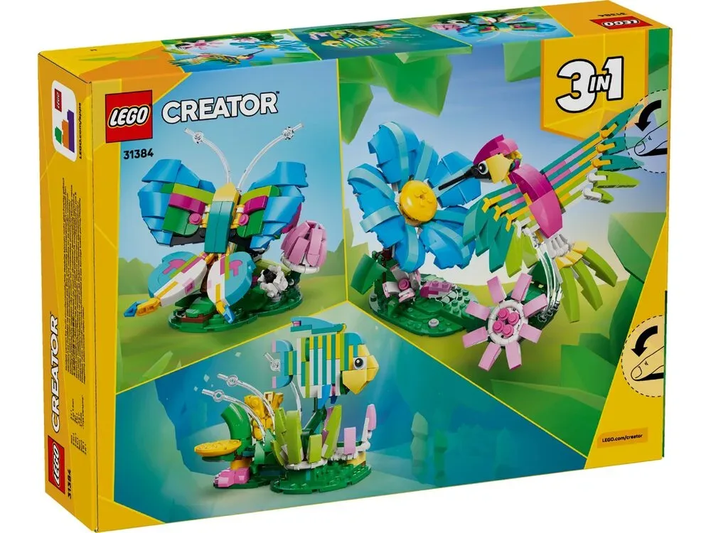 Конструктор LEGO Creator 3 в 1 Дикі тварини: барвистий колібрі (31384) — фото 9