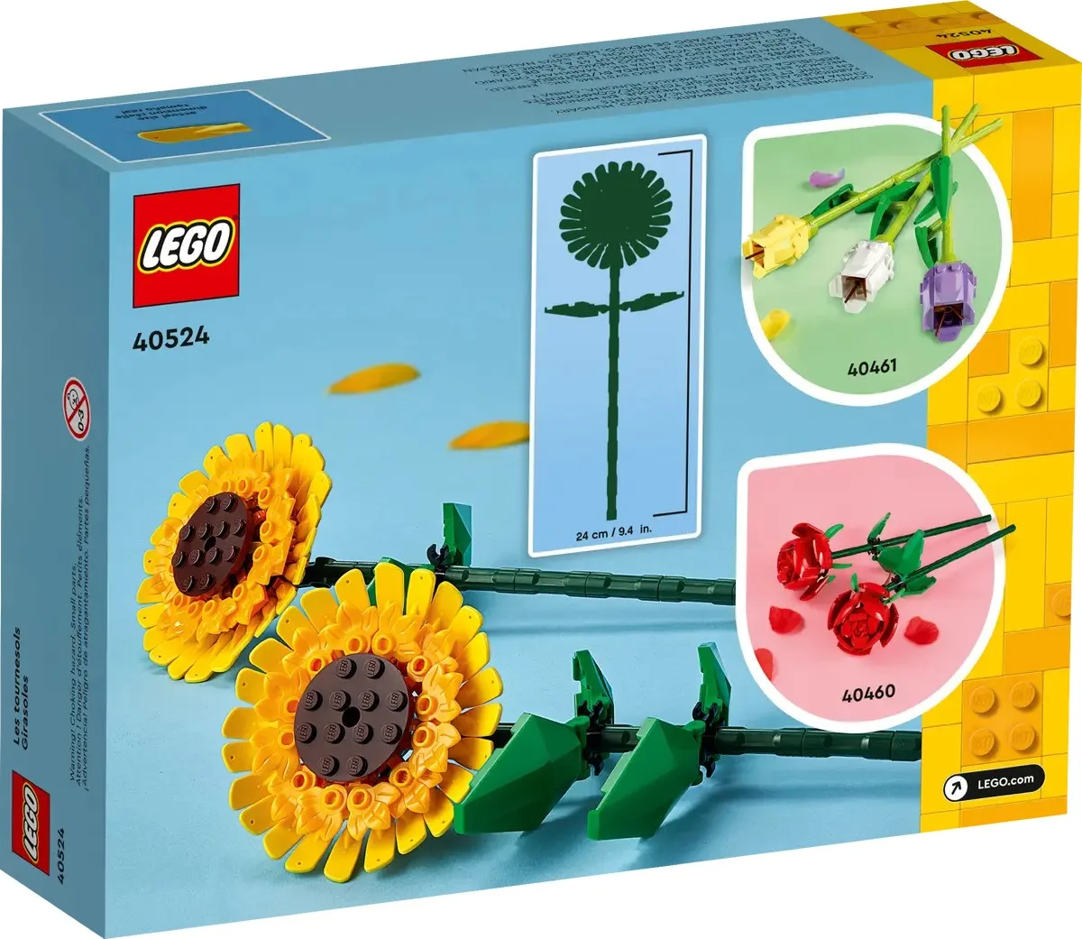 Конструктор LEGO Botanicals Подсолнухи (40524) — фото 6