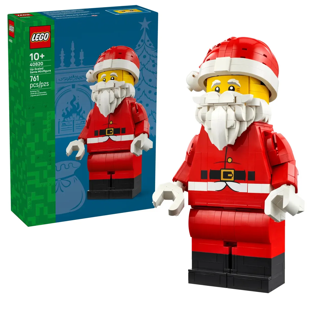 Конструктор LEGO Iconic Увеличенная минифигурка Санты (40820) — фото 6