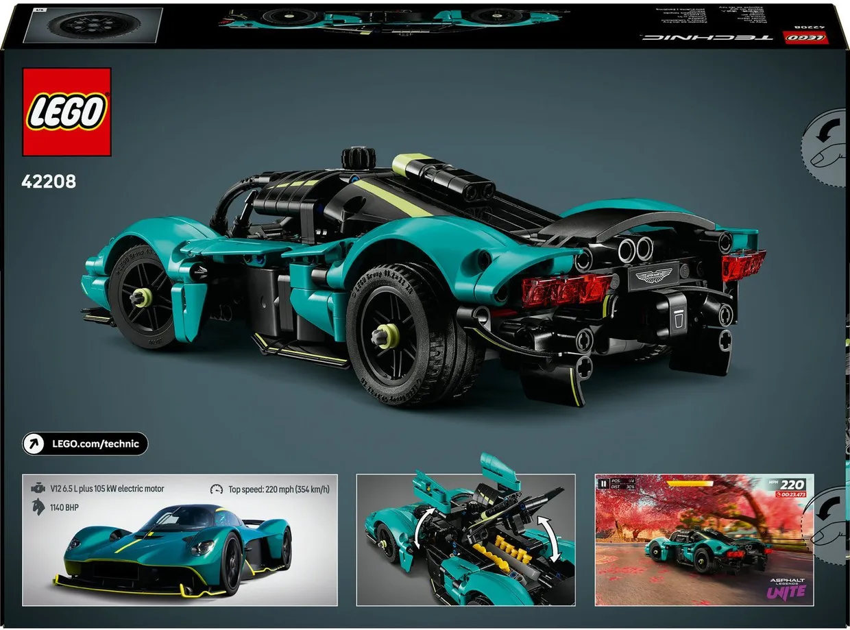 Конструктор LEGO Technic Aston Martin Valkyrie (42208) — фото 9