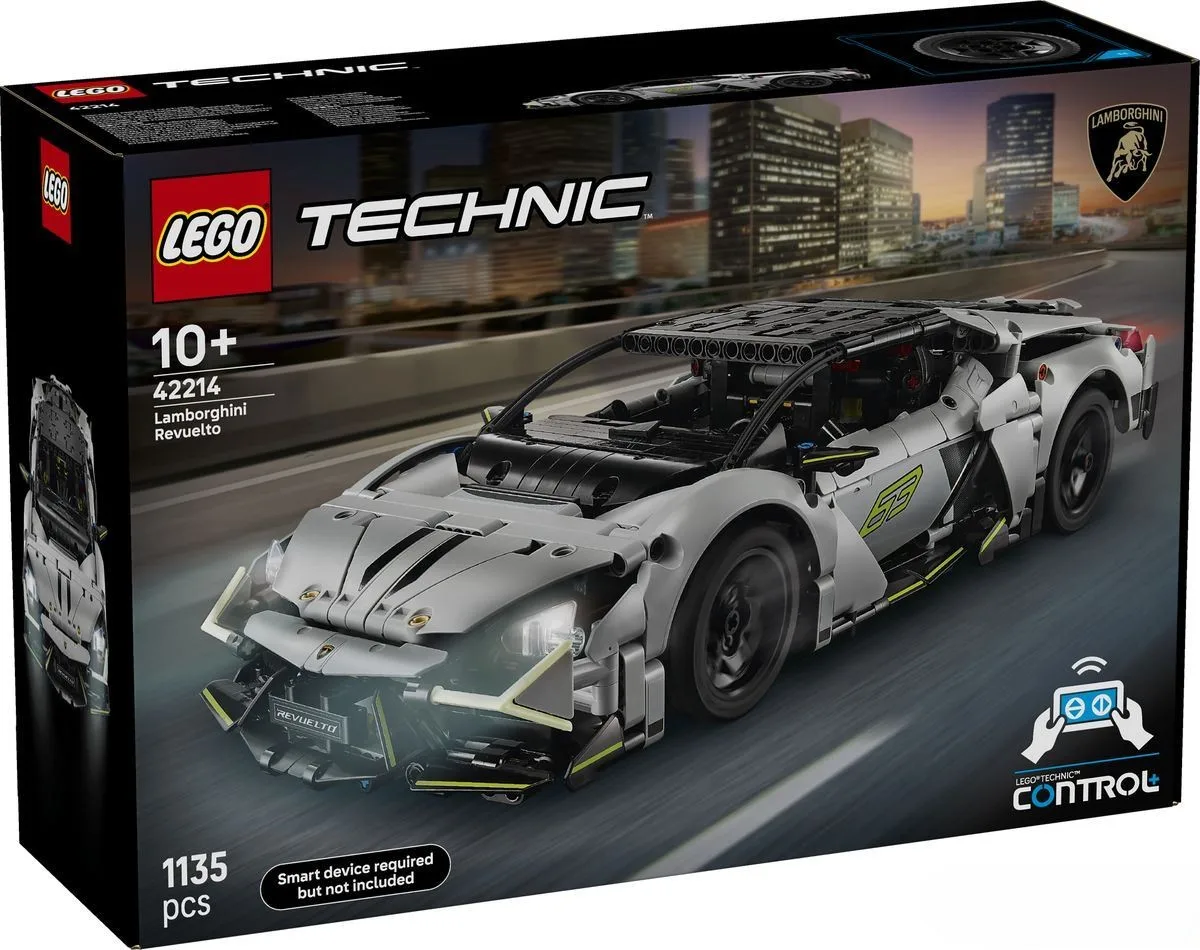 Конструктор LEGO Technic Суперкар Lamborghini Revuelto (42214) — фото 7