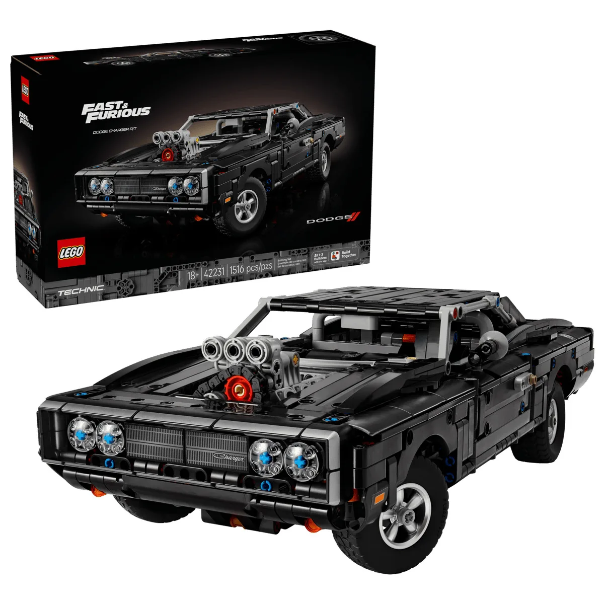 Конструктор LEGO Technic Форсаж: автомобіль Dodge Charger R/T (42231) — фото 11