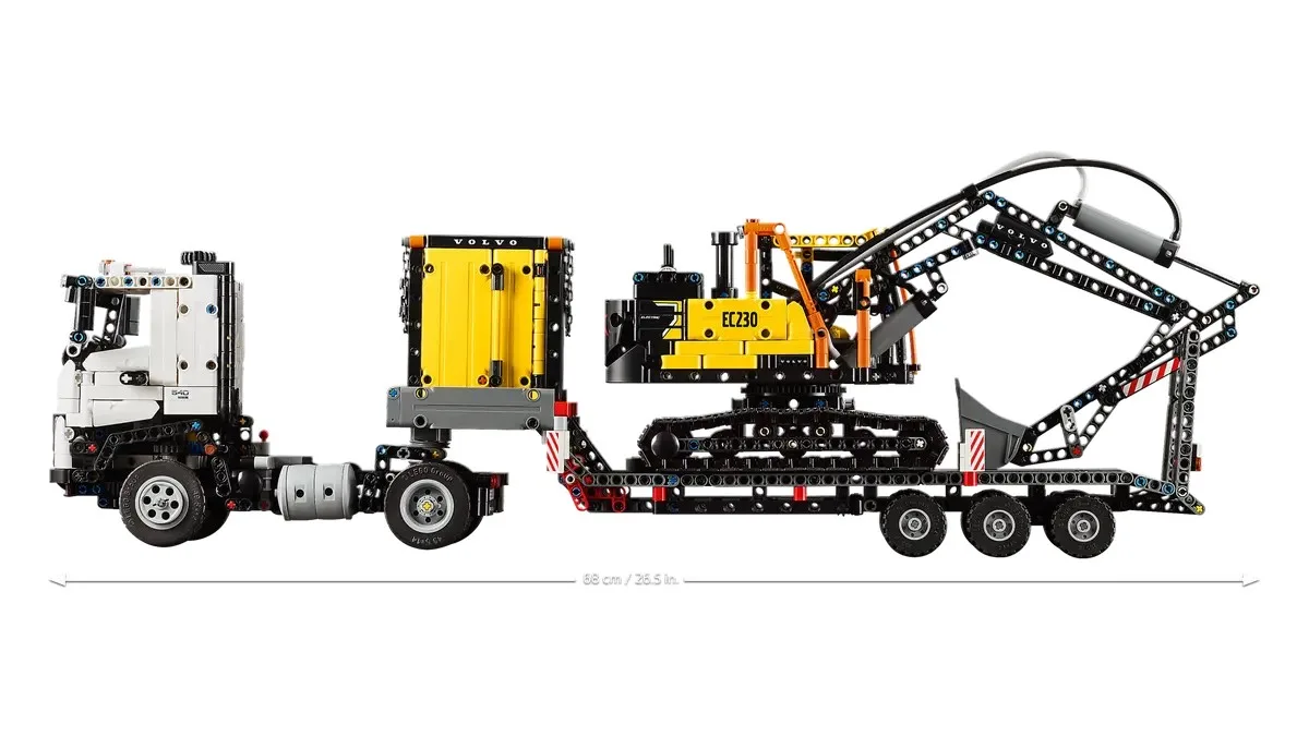 Конструктор LEGO Technic Грузовик Volvo FMX и электрический экскаватор EC230 (42175) — фото 4