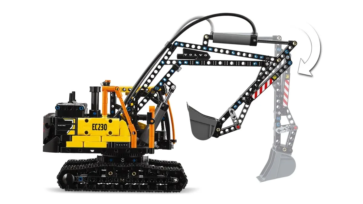 Конструктор LEGO Technic Грузовик Volvo FMX и электрический экскаватор EC230 (42175) — фото 6