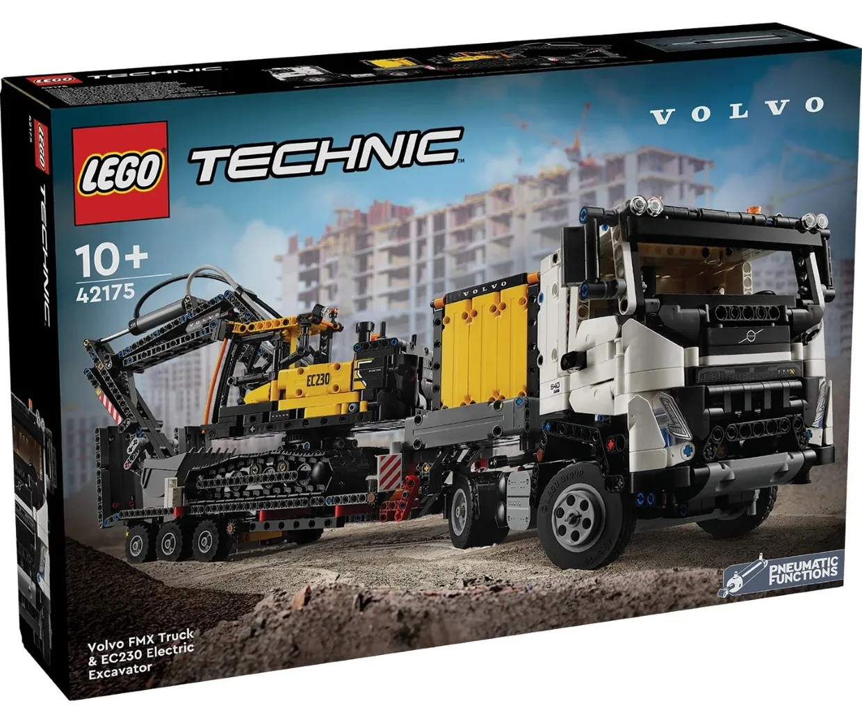 Конструктор LEGO Technic Грузовик Volvo FMX и электрический экскаватор EC230 (42175) — фото 11