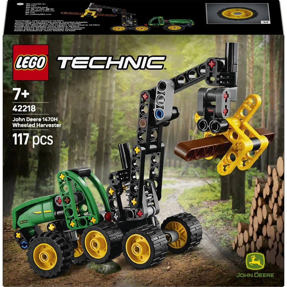 Конструктор LEGO Technic Колёсный харвестер John Deere 1470H (42218) — фото 11