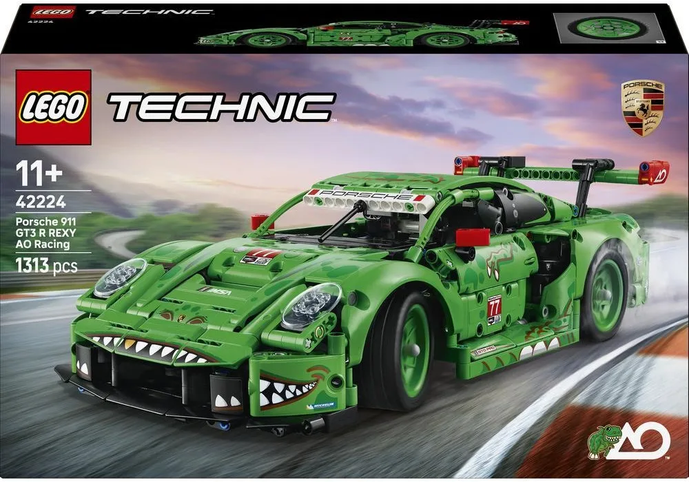 Конструктор LEGO Technic Автомобіль Porsche 911 GT3 R REXY AO Racing (42224) — фото 10