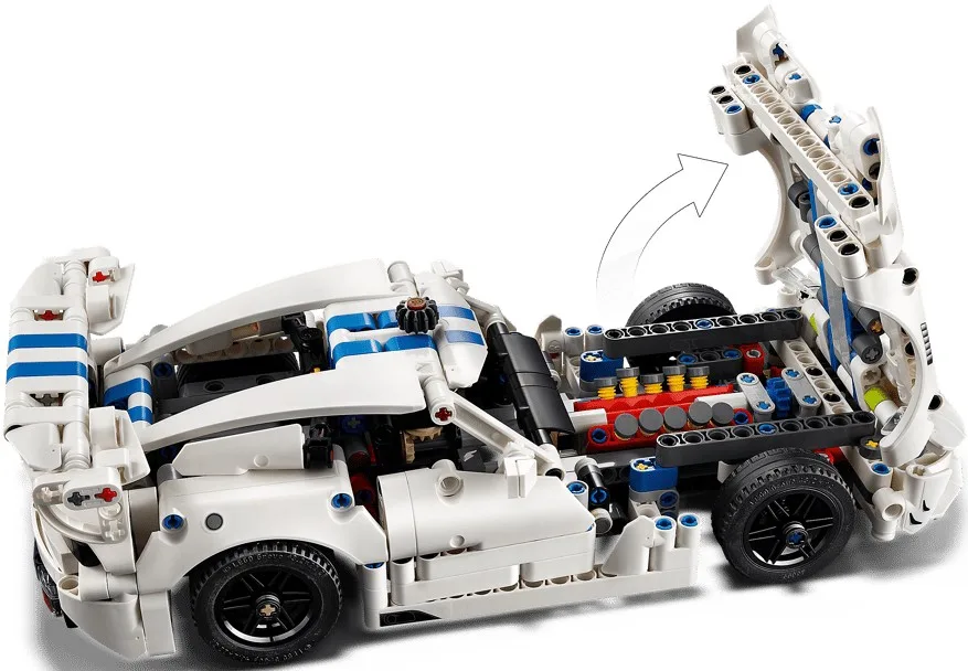Конструктор LEGO Technic Спортивный автомобиль Dodge Viper GTS-R (42234) — фото 4