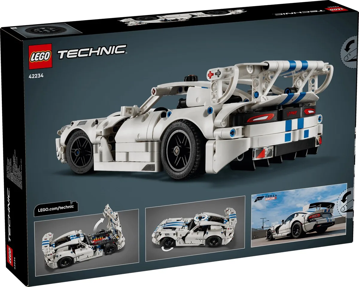 Конструктор LEGO Technic Спортивный автомобиль Dodge Viper GTS-R (42234) — фото 7