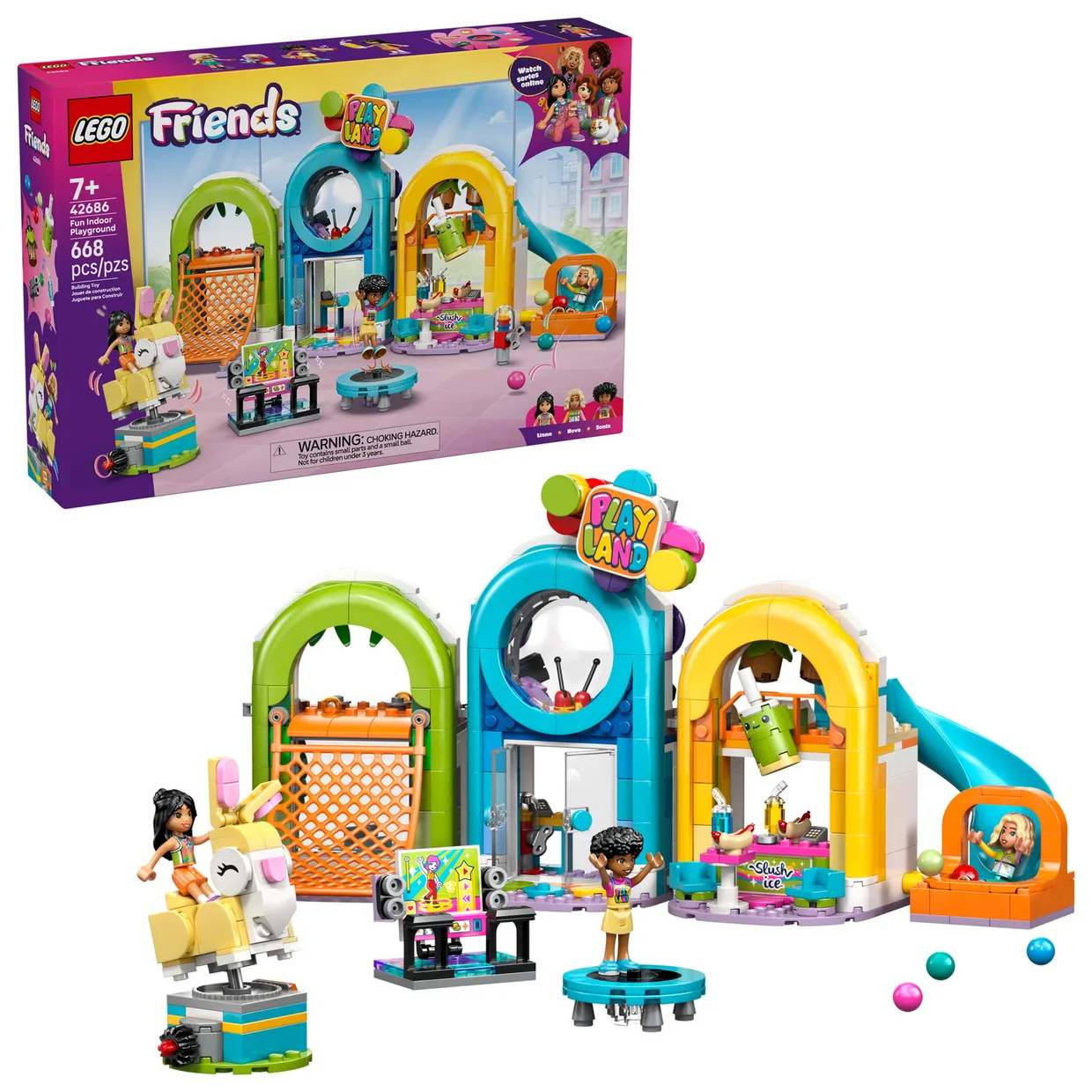 Конструктор LEGO Friends Весёлая крытая игровая площадка (42686) — фото 10