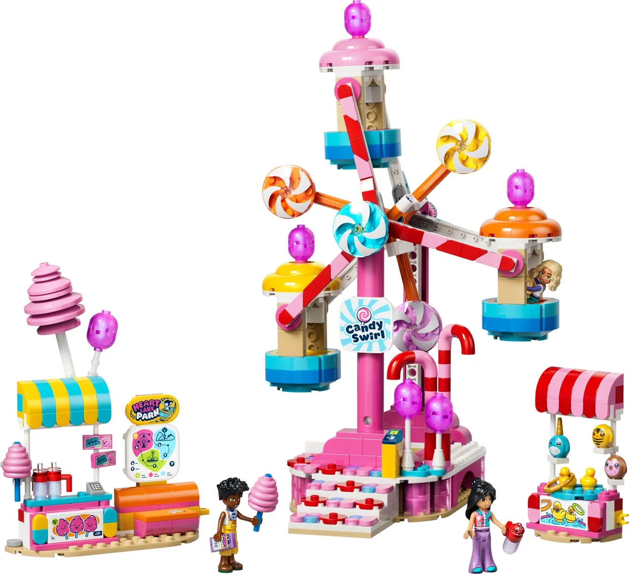 Конструктор LEGO Friends Колесо обозрения с конфетами и капкейками (42700)