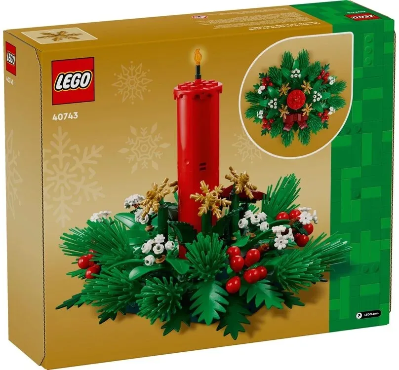Конструктор LEGO Iconic Декор для рождественского стола (40743) — фото 5