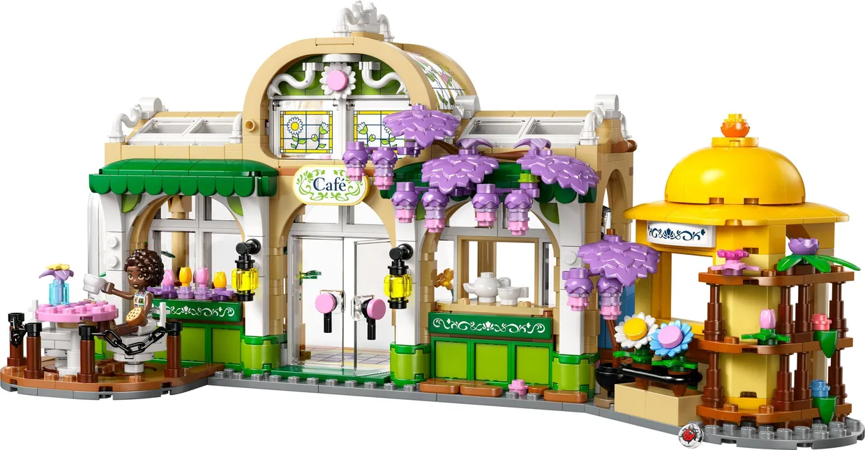 Конструктор LEGO Friends Кофейня с растениями и цветочный магазин (42671)