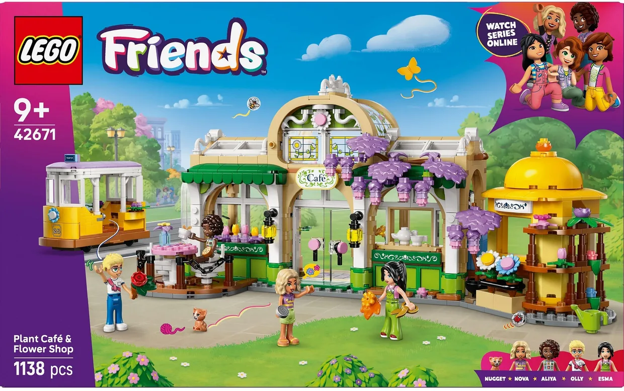 Конструктор LEGO Friends Кофейня с растениями и цветочный магазин (42671) — фото 7