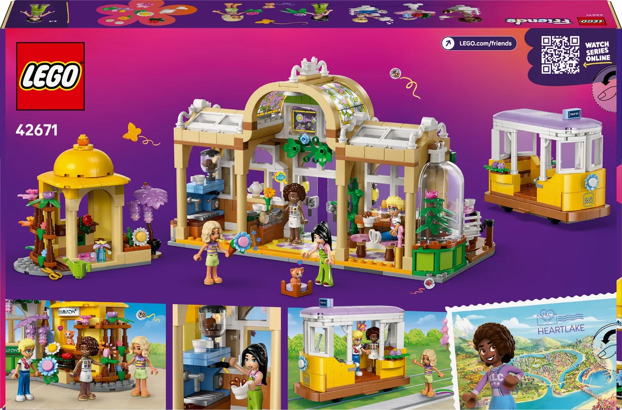 Конструктор LEGO Friends Кофейня с растениями и цветочный магазин (42671) — фото 8