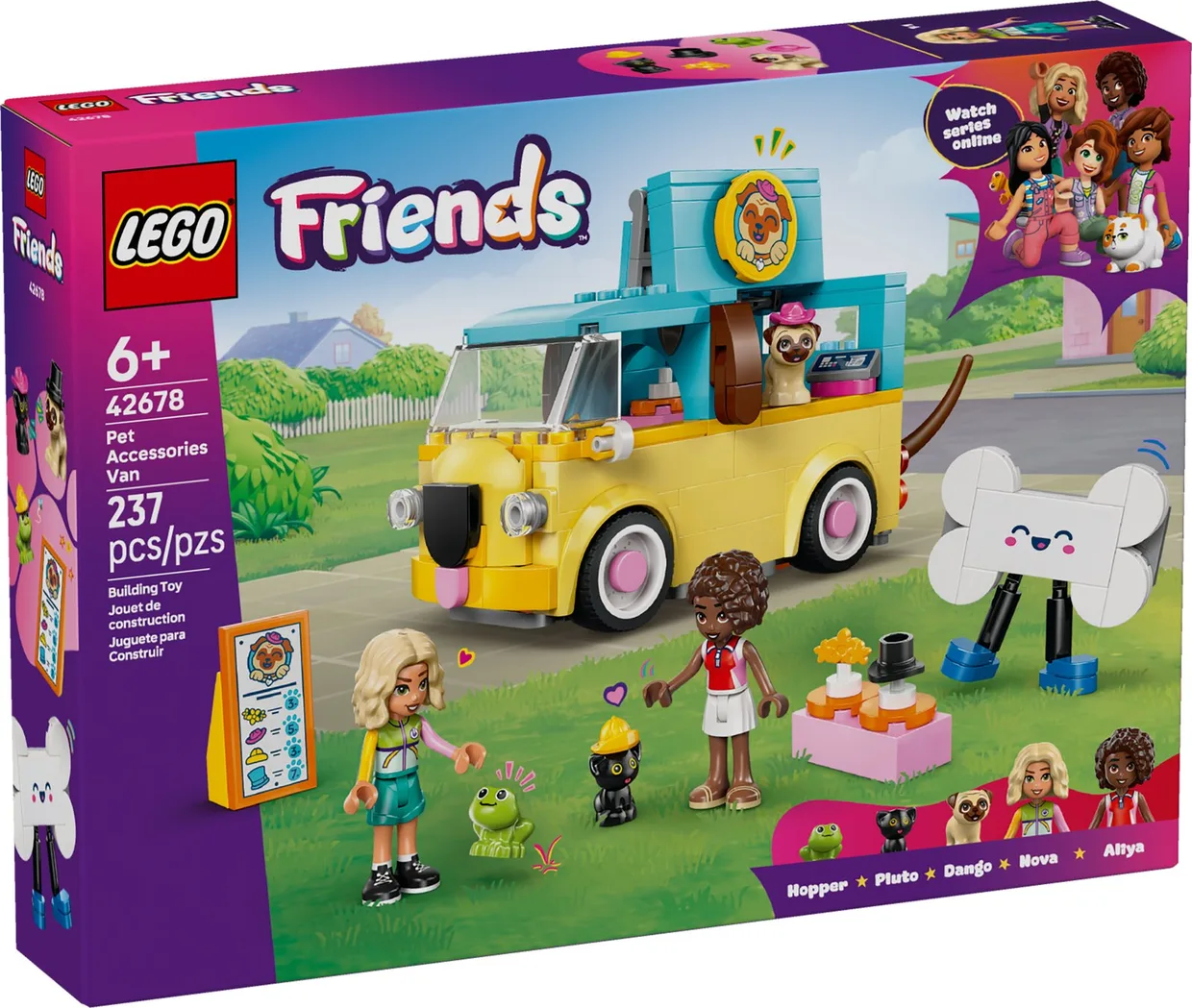 Конструктор LEGO Friends Фургон с аксессуарами для питомцев (42678) — фото 10