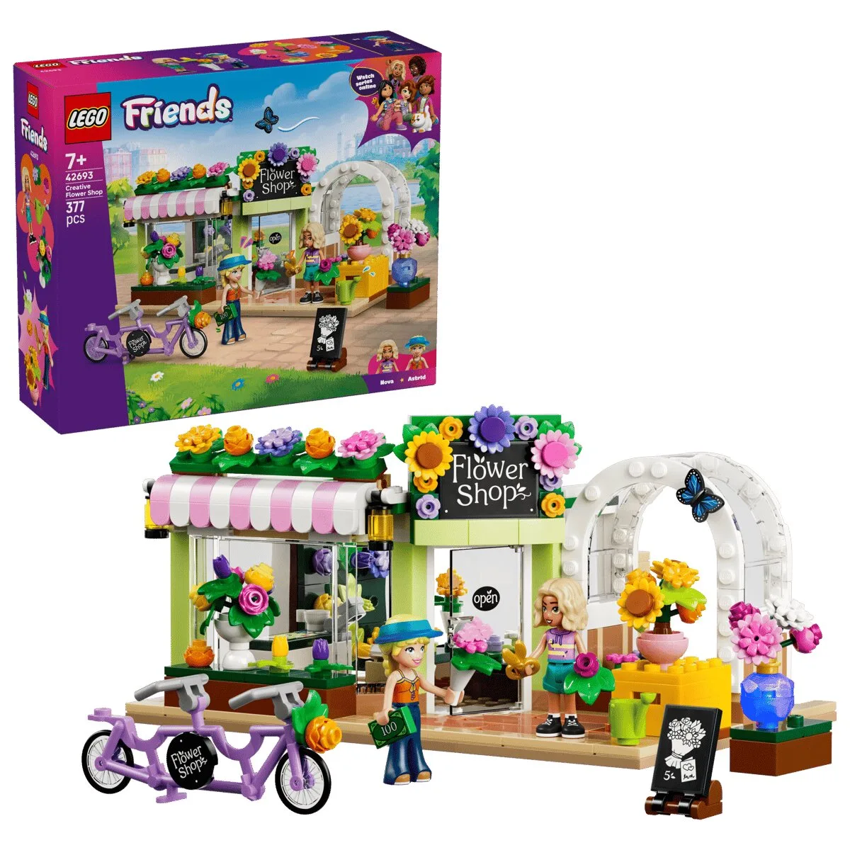 Конструктор LEGO Friends Творча квіткова крамниця (42693) — фото 11